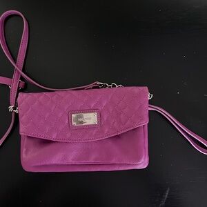 Nine West fold over crossbody wristlet
